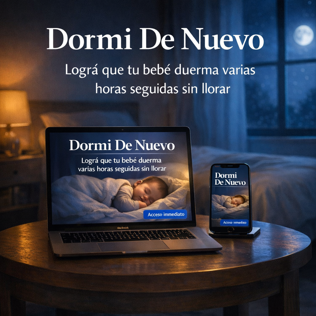DORMI DE NUEVO | LOGRA QUE TU BEBE DUERMA TODA LA NOCHE SIN LLORAR